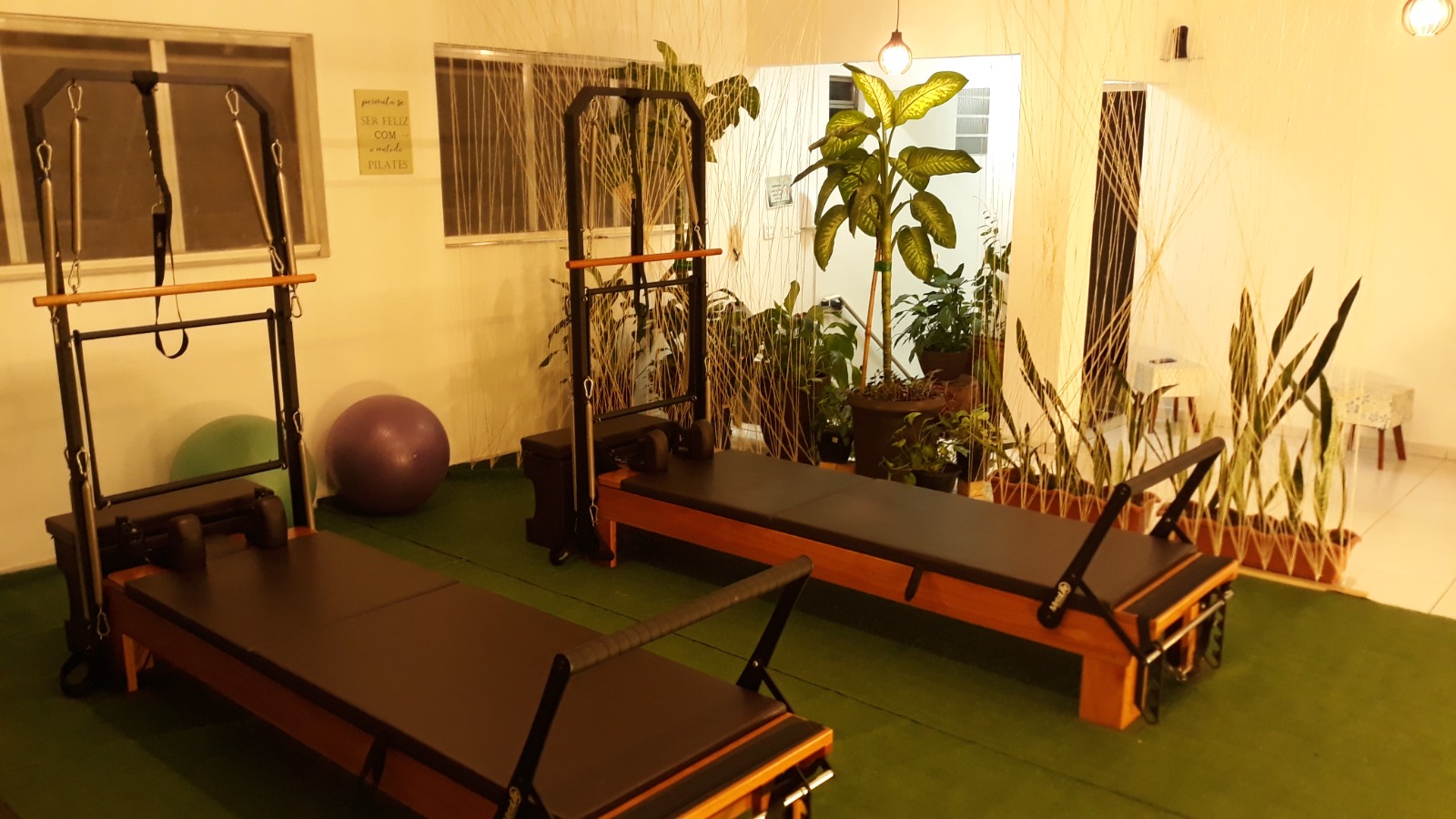 Estúdio de pilates da Clínica Inspirar